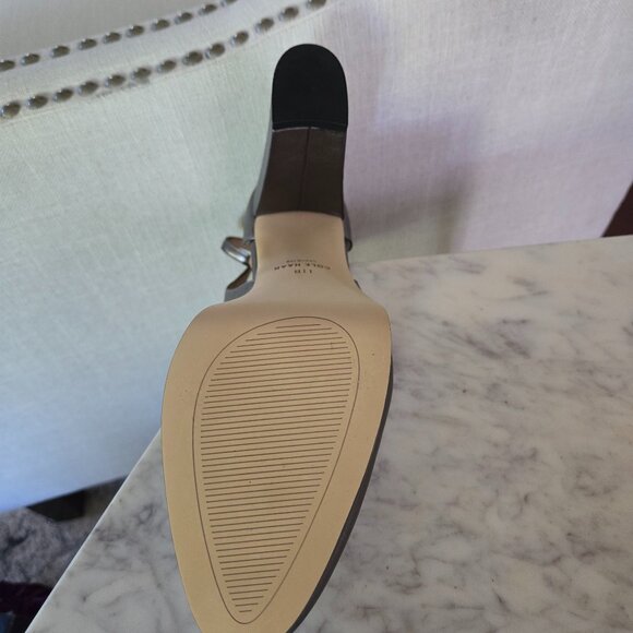 Brand New - COLE HAAN Remi Metallic Platform Pumps Size US 11 - Picture 4 of 12